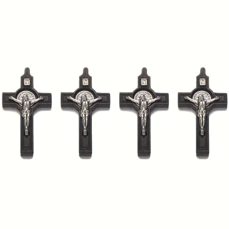 1 Piece Black Jesus Theme Pendant