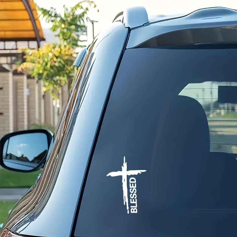 1pc Black Jesus Christian Themed Stickers