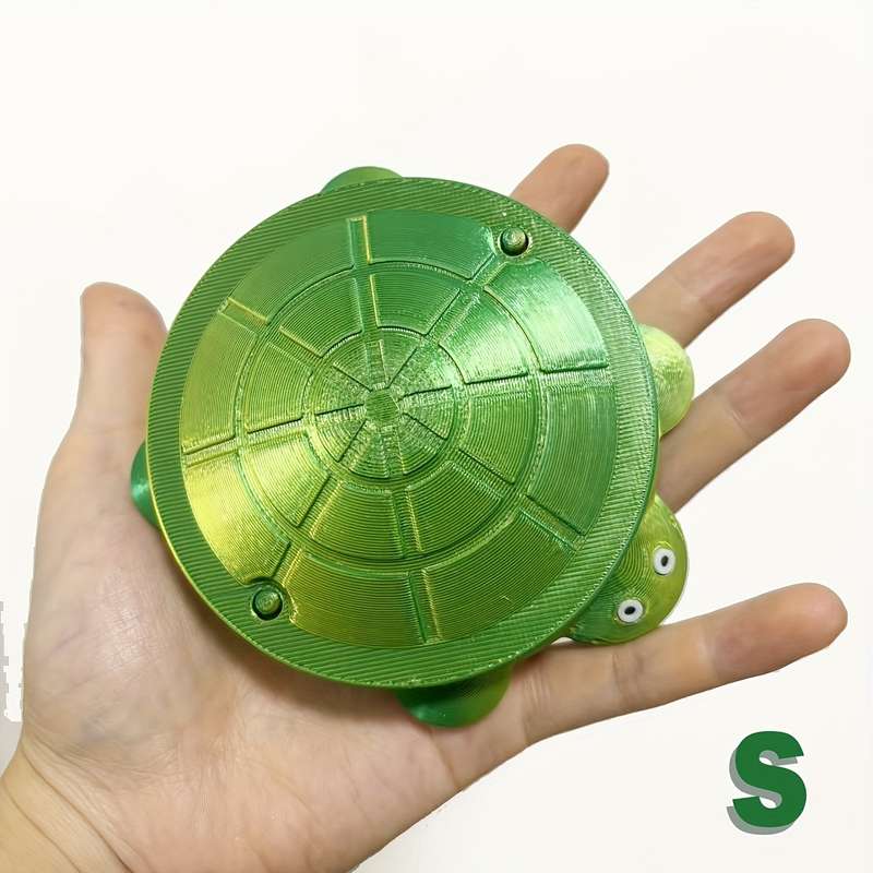 1pc Cute Turtle Shaped Ashtray Contemporary Style Plastic Material Alien Design No Need for Pow