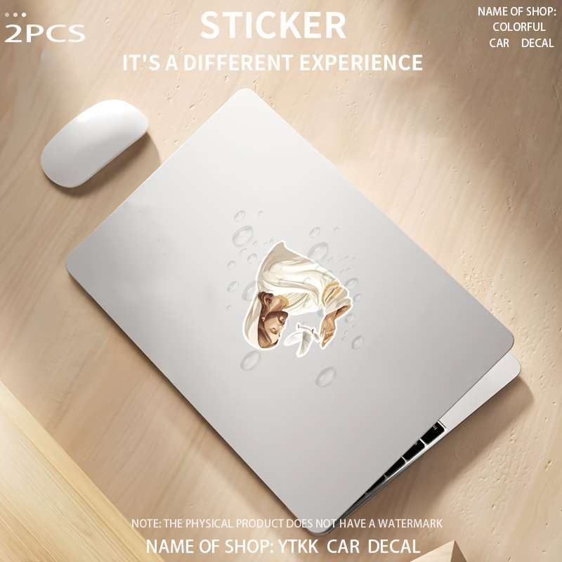 2pcs Jesus Christian Themed Stickers