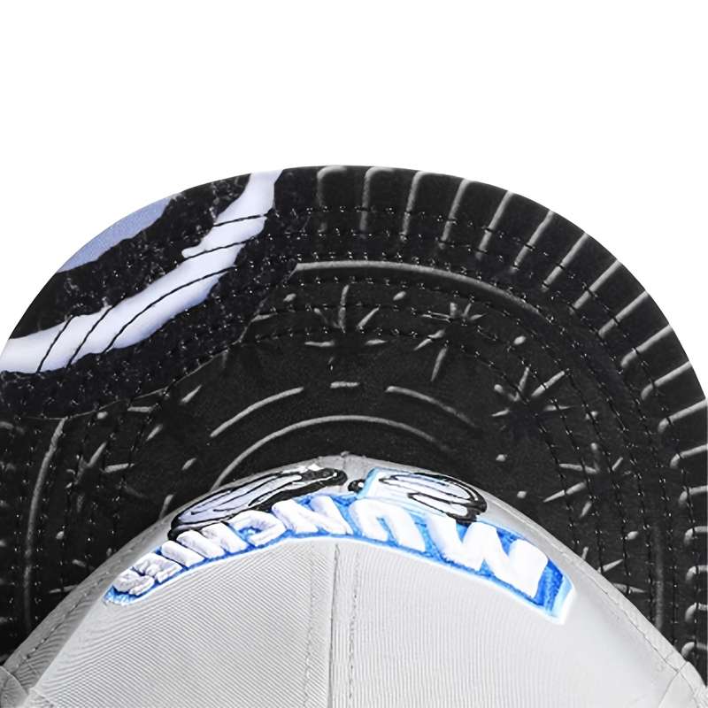 1pc Munchies Graphic Snapback Baseball Cap for Adults Lightweight Stretch Fit 100% Polyester Hip-