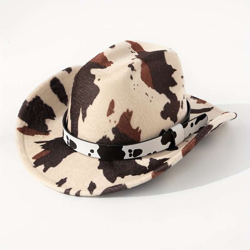 1pc Western Cowboy Hat Spring Autumn European Style Polyester 100% Lightweight Hand Woven No F