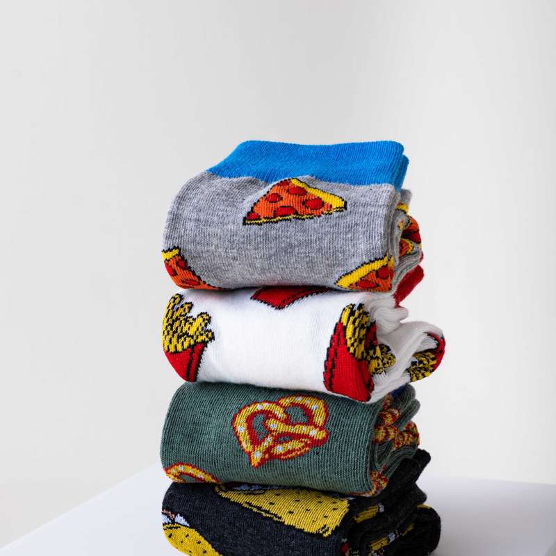 3 Pairs One Size High Elastic Socks
