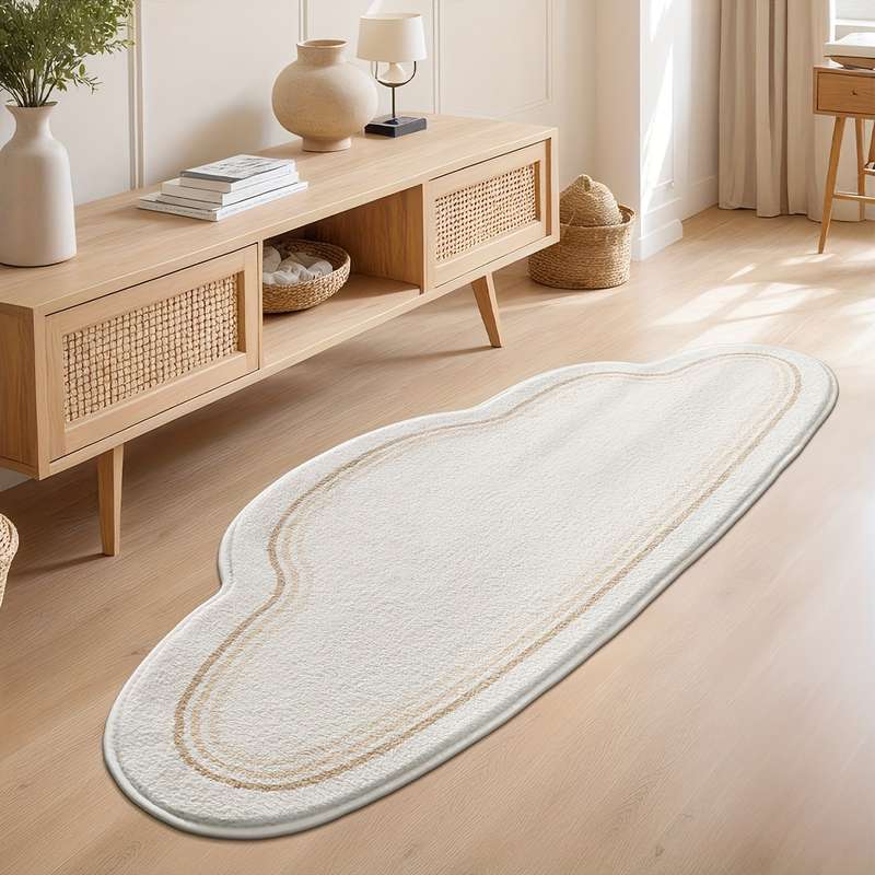 1Pc Big White Cloud 15.7x47.2inch 40x120cm Floor Mat
