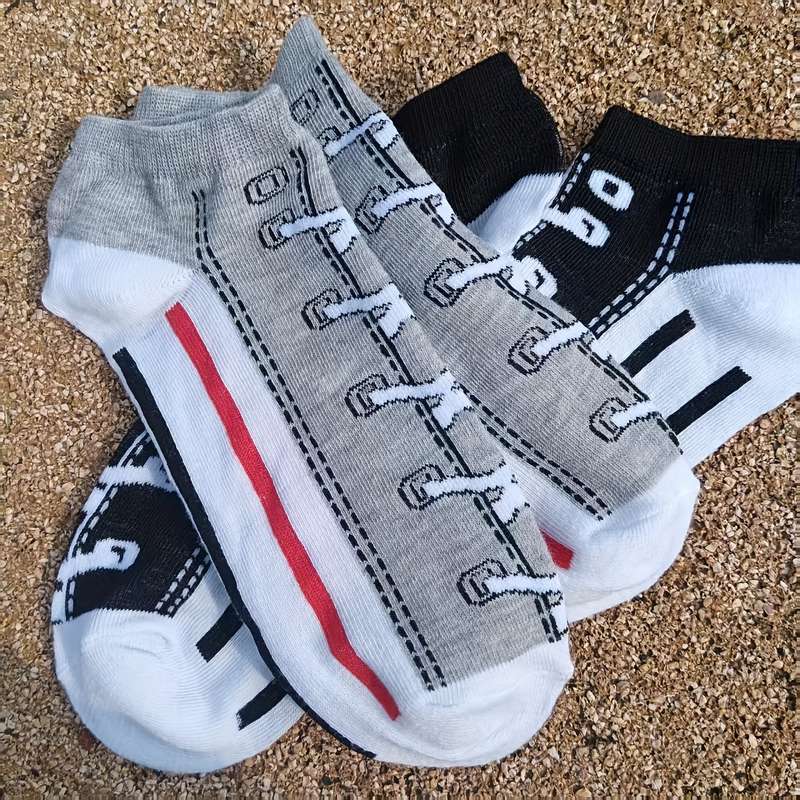 5 Pairs Mixed Color One Size High Elastic Socks