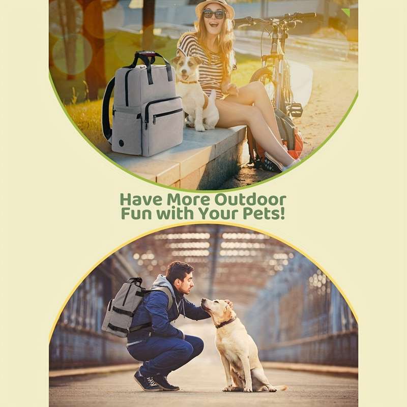 1pc Graysize L Pet Bag
