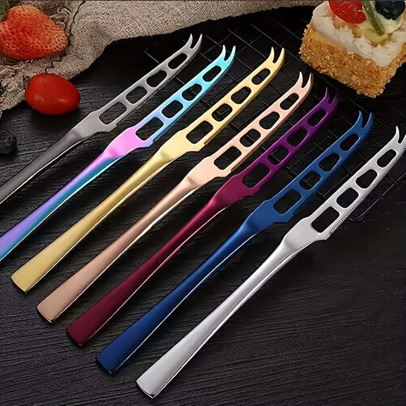1pc Cheese Knife Stainless Steel Cheese Slicer Butter Cutting Knife Bread Fruit Jam Kitche