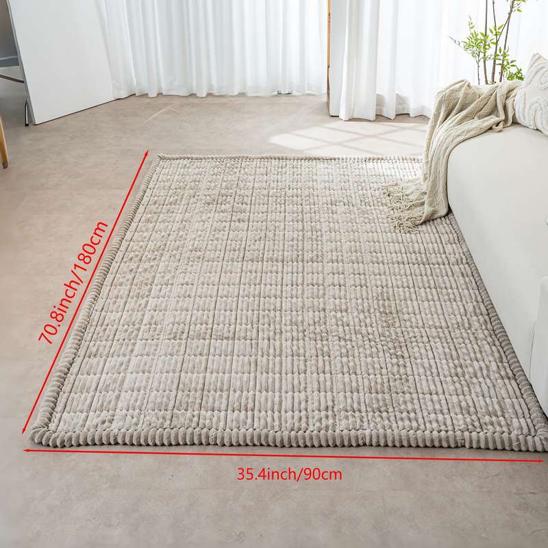 1Pc Coffee Color 90x180cm 35.4x70.8inch Floor Mat