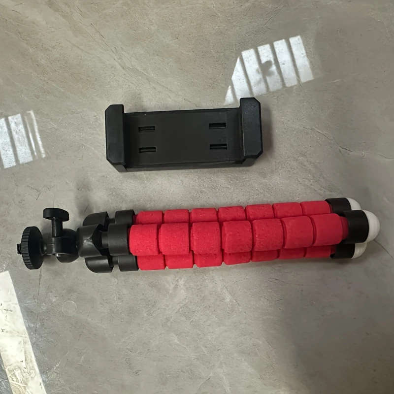 1pc Flexible Octopus Tripod Small Phone Camera Holder with Sponge Grip Mini Octopus Stand for Photog
