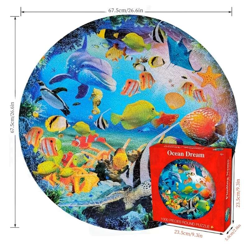 1000 Piece Paper Jigsaw Puzzle For Adults