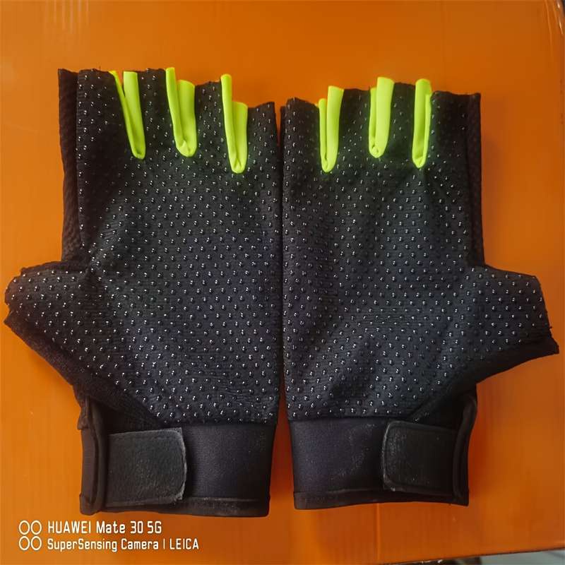 1 Pair Red Outdoor Sports Gloves
