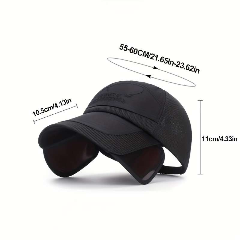 1pc Outdoor Casual Baseball Cap with Adjustable Brim Women'S Knit Fabric Lightweight All-Se