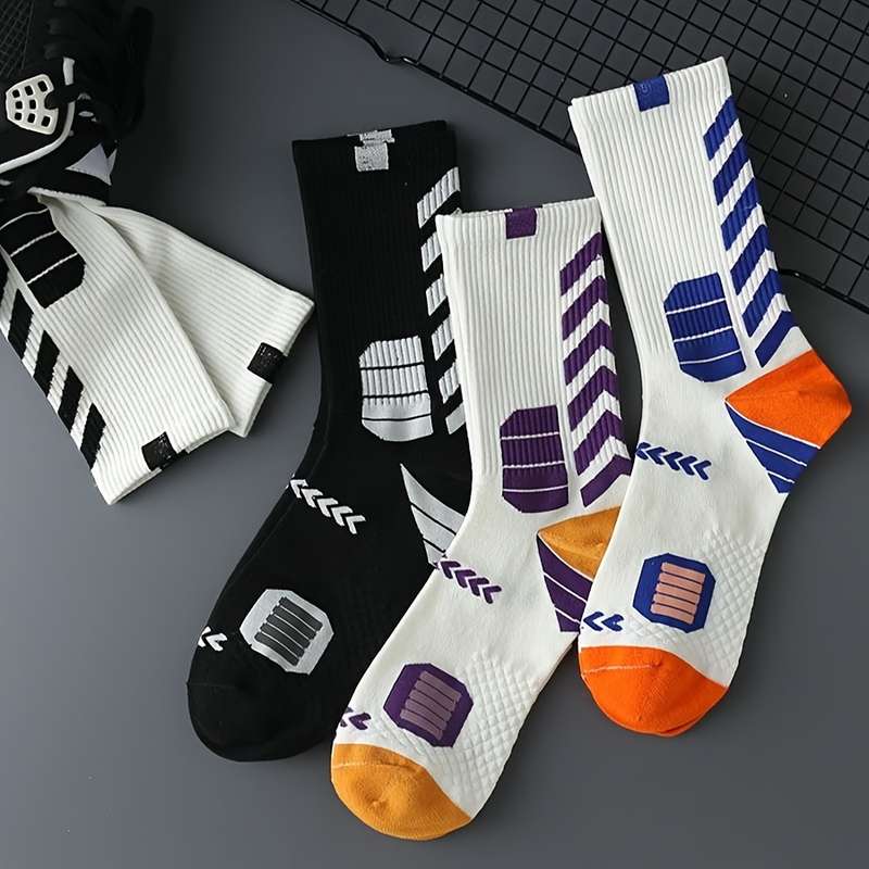 5 Pairs Of Mixed Colors High Elastic Socks