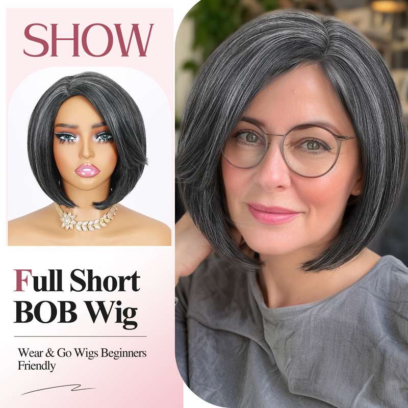 1Pc Color A 25.4cm Fashion Design Wig