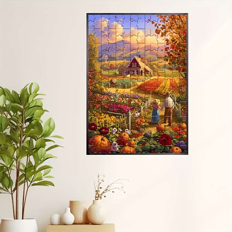 1pc Adult Giant Puzzle High Resolution Matte Surface Dustproof Closed Rectangular