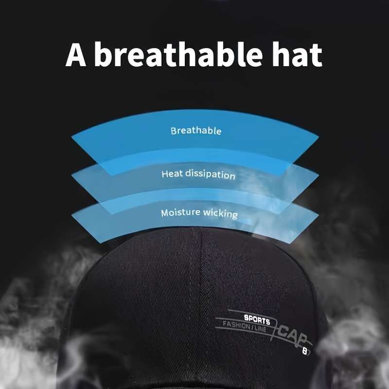 1pc A Unisex Baseball Cap Suitable for Both Men And Women a Breathable Summer Sun Hat a Stylish 3