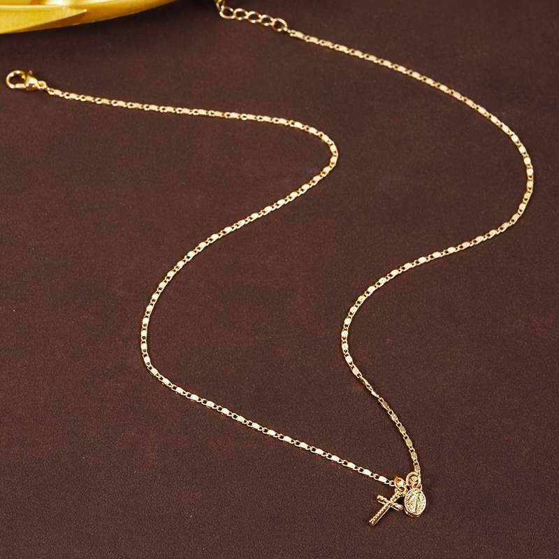 1 Piece Golden Yellow Jesus Theme Pendant