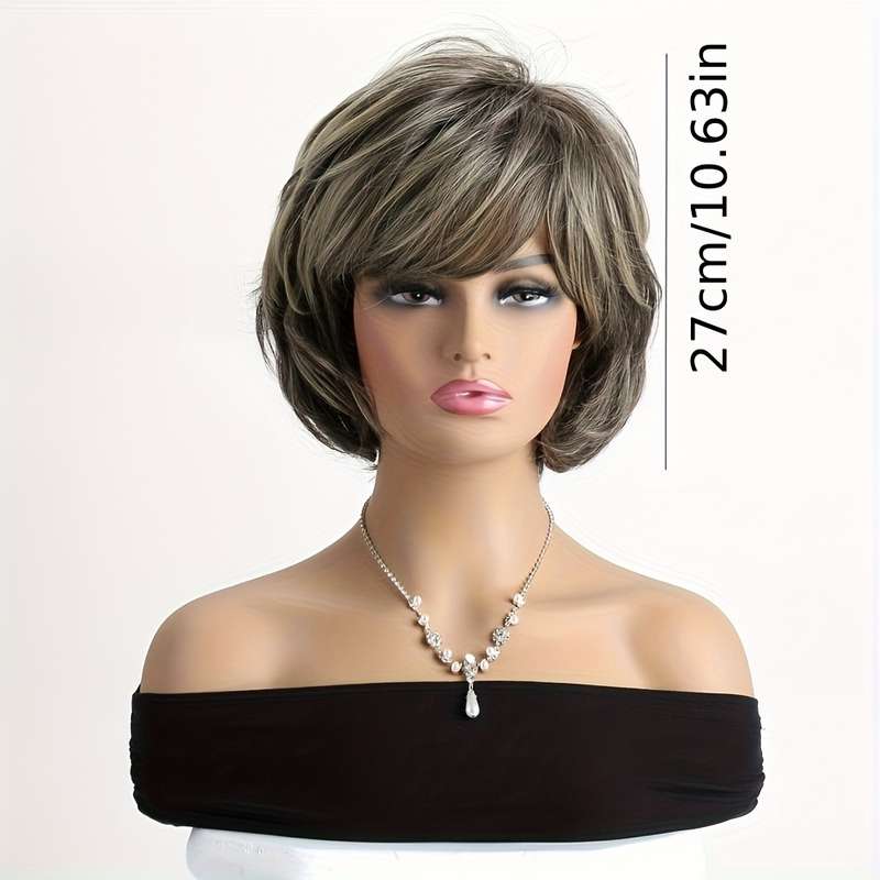 1Pc Mixed Color 30.48cm Fashion Design Wig