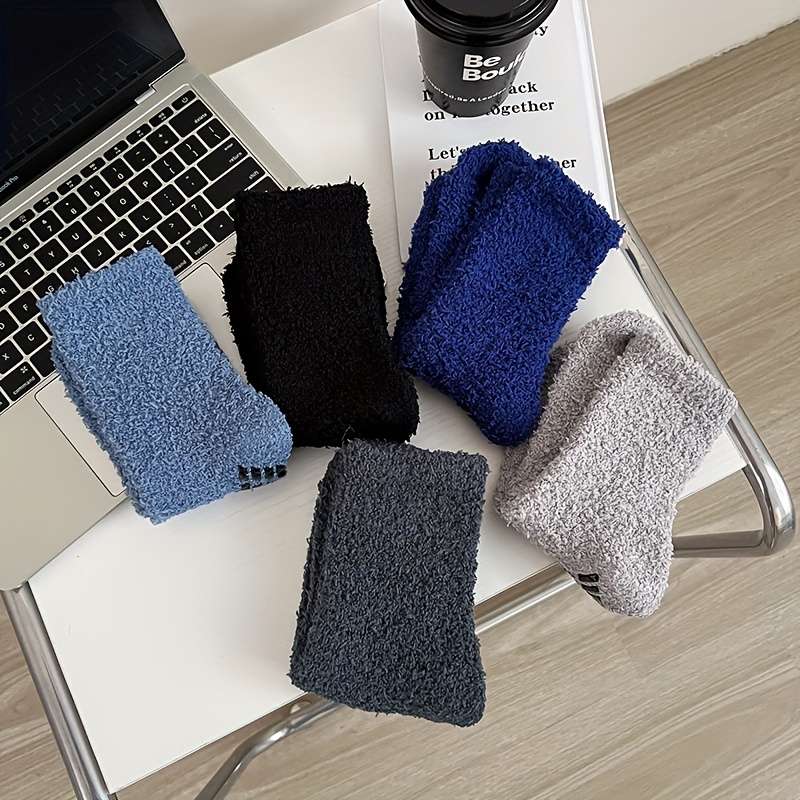 5 Pairs Mixed Color One Size High Elastic Socks
