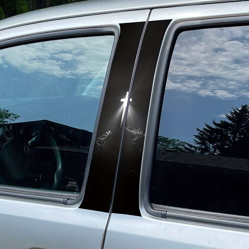 2pcs Light In The Dark Jesus Christian Themed Stickers