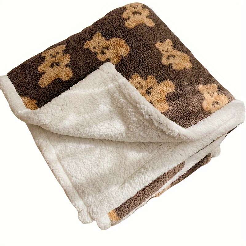 1ps Blanket Color Brown size 100x150cm