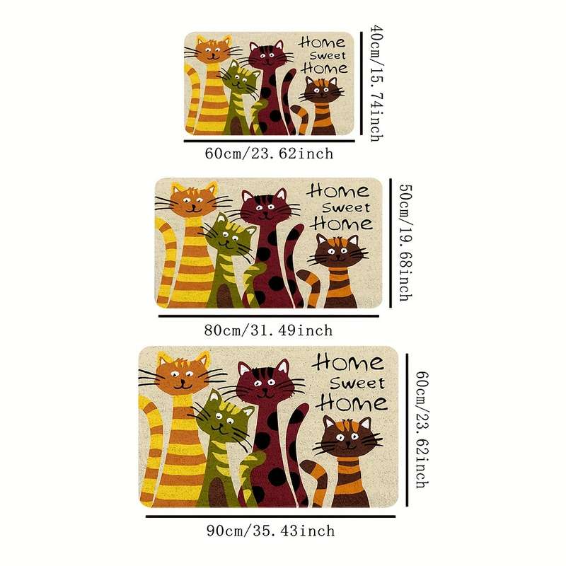 1Pc 19.68x31.49inch 50x80cm Floor Mat