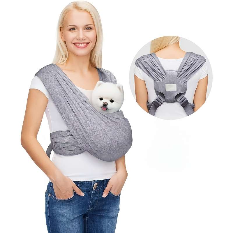 1pc Greysize One size Pet Bag