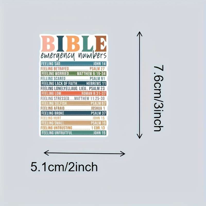 1pc Colorful Jesus Christian Themed Stickers