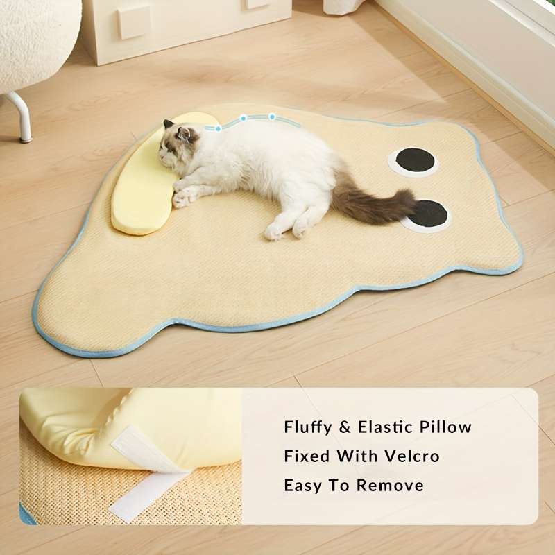 1piece Cream Color Cooling Pad