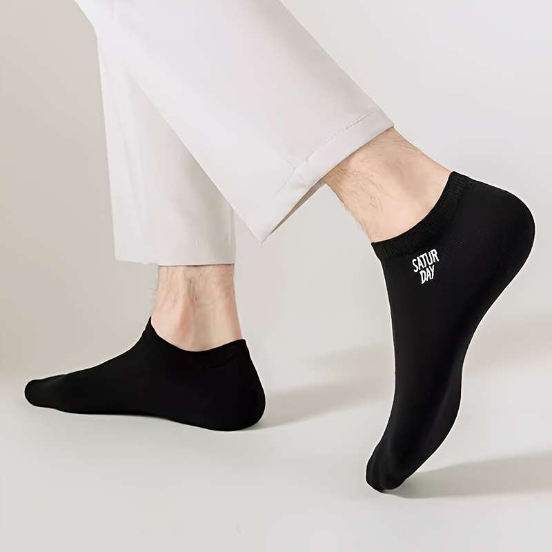 10 Pairs Black One Size High Elastic Socks