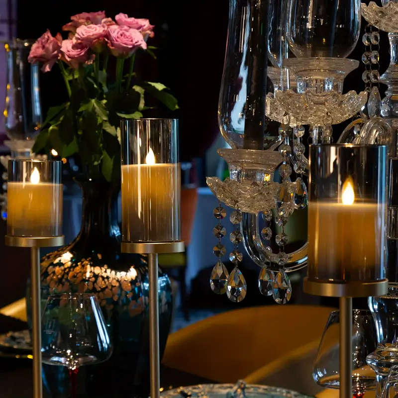 3 Flameless Candles with Remote Timer