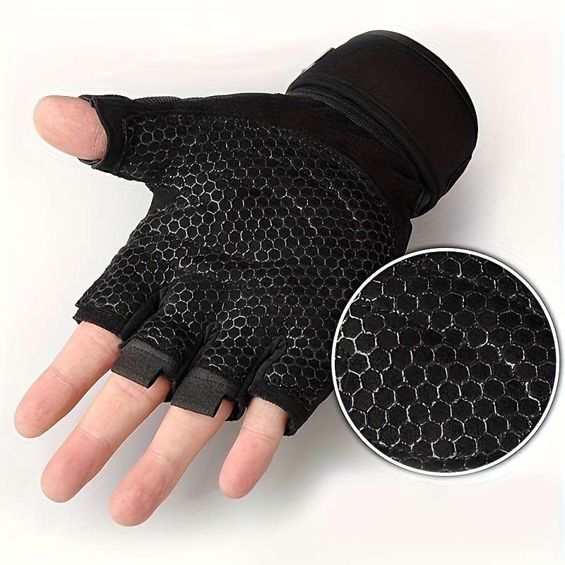 1 Pair Black Size XL Outdoor Sports Gloves
