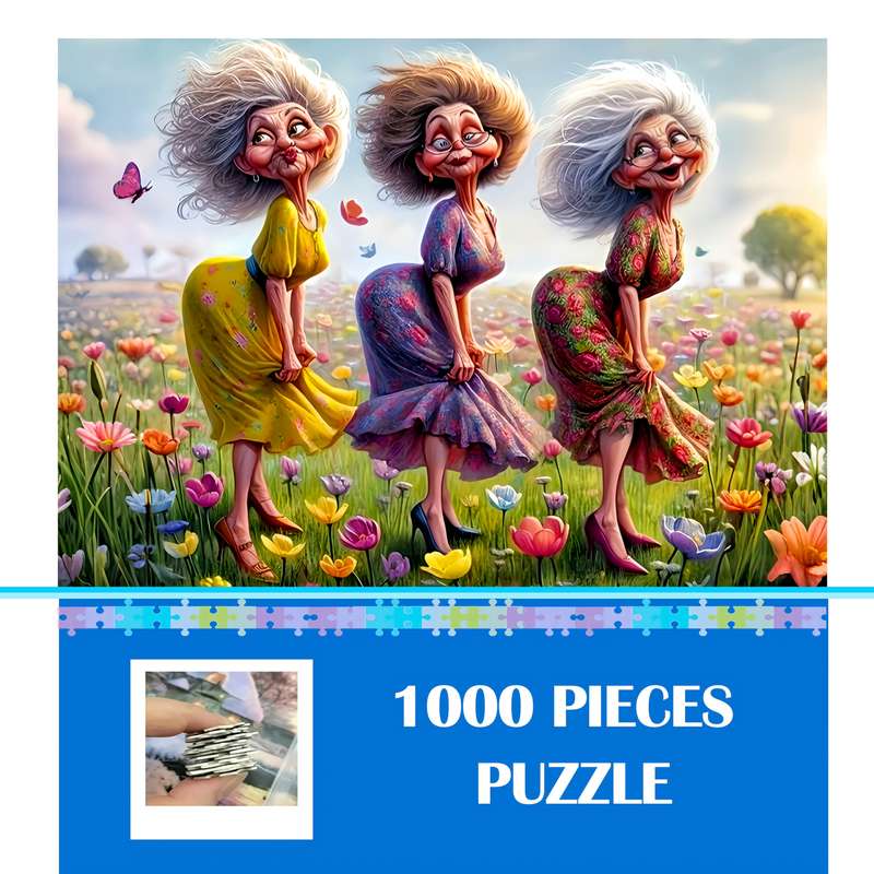 1000 Piece Paper Jigsaw Puzzle For Adults