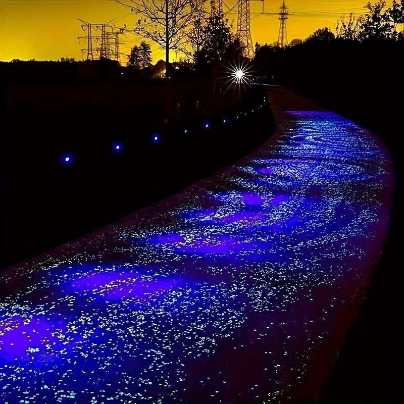 1000pcs Resin Luminous Pebbles
