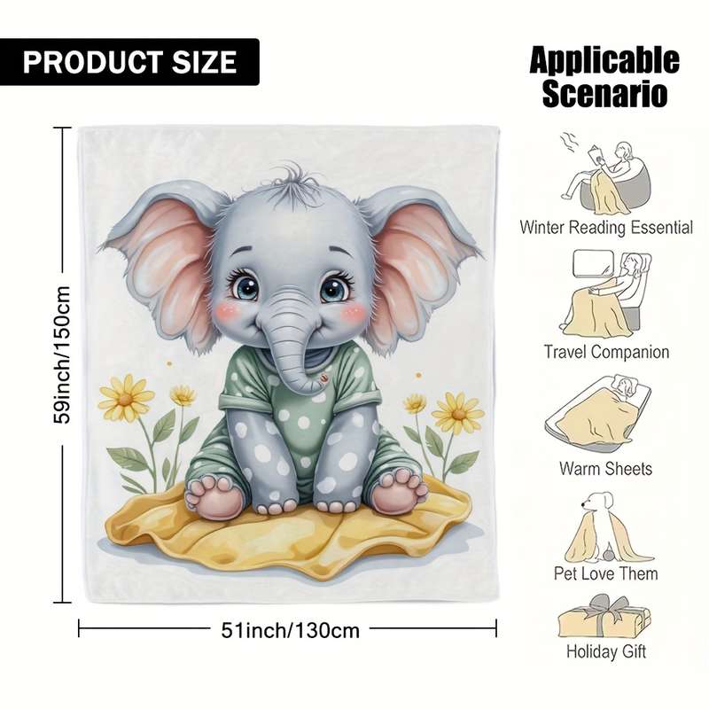 1ps Blanket Size 130X150Cm 51.18X59.06Inch