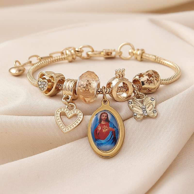 1 Piece Virgin Mary Jesus Theme Pendant