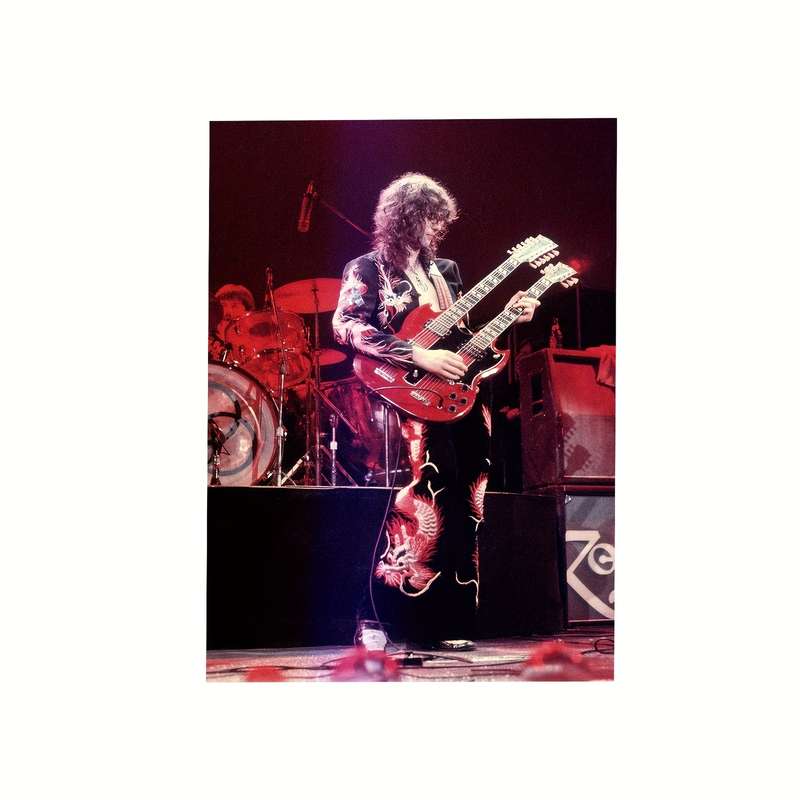1pc Vibrant Frameless Jimmy Page Band Concert Poster HD Canvas Wall Art 30.48x45.72 cm Durable