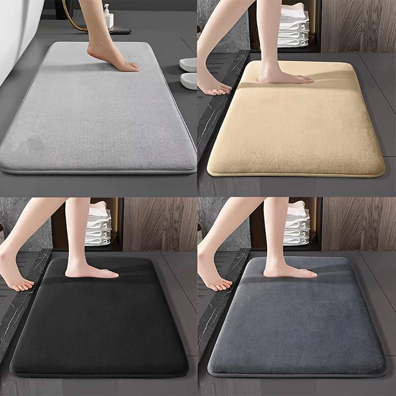 1Pc Light Gray 40x60cm Floor Mat
