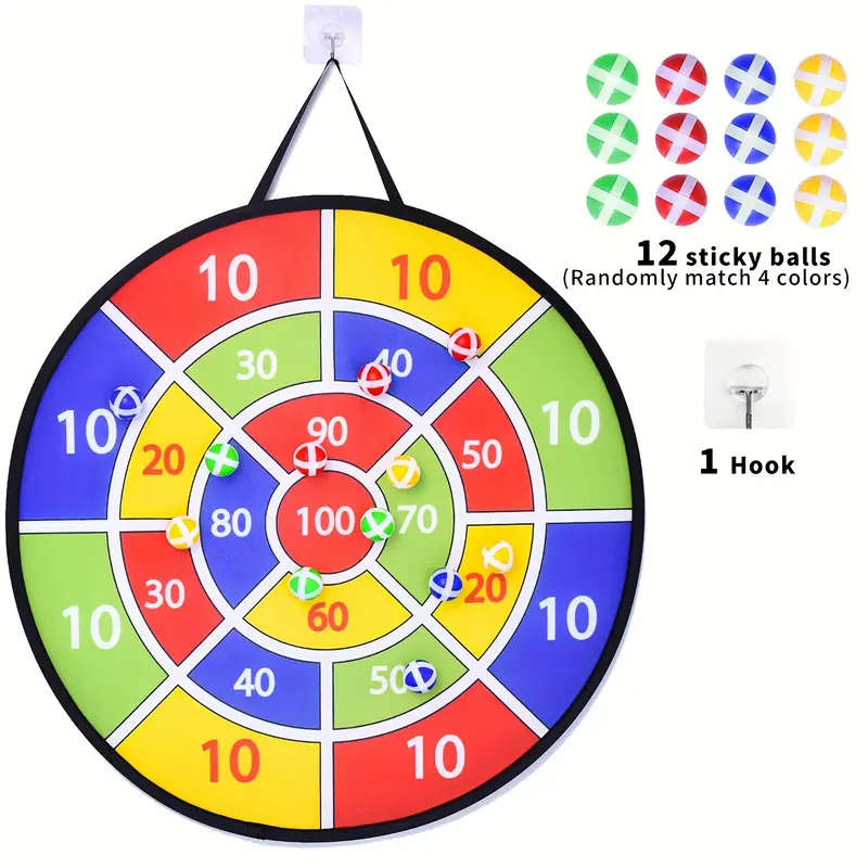 1pc Children's Darts Target Sticky Balls Parent-Child Interaction 12balls