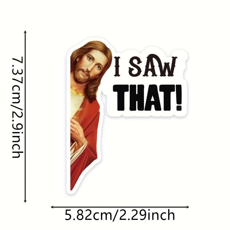 1pc  Jesus Christian Themed Stickers
