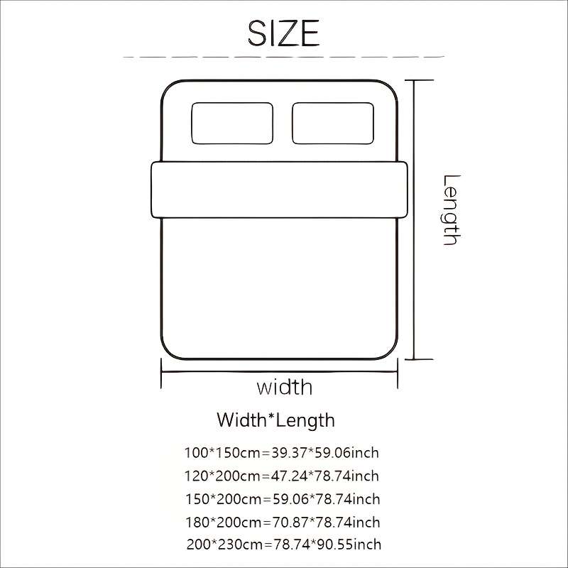 1ps Blanket Color Navy Blue size 120x200cm