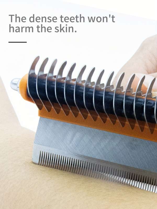 1pc Purple Medium Pet Comb