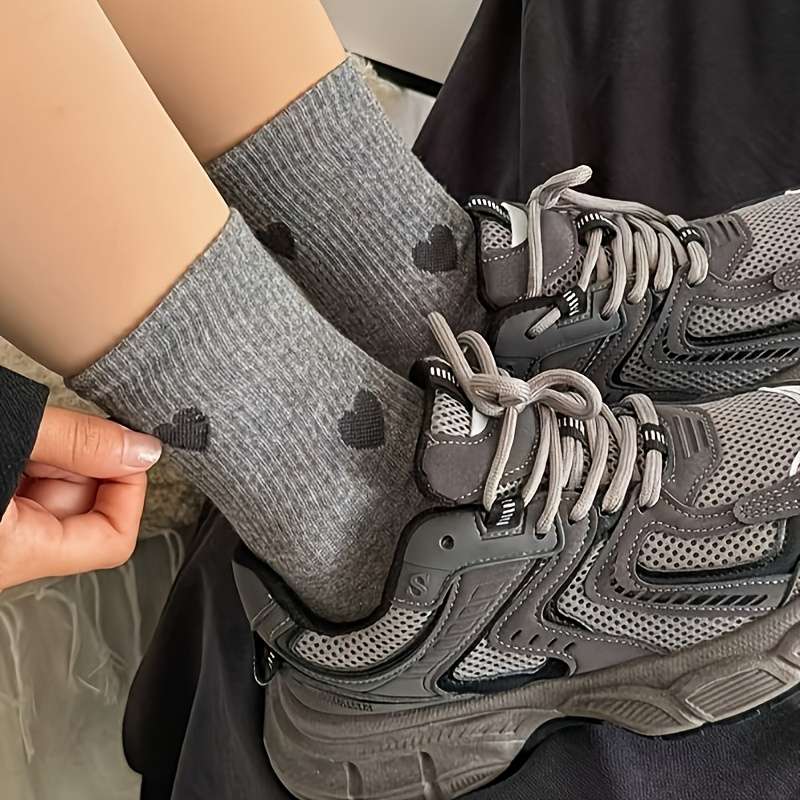 5 Pairs High Elastic Socks