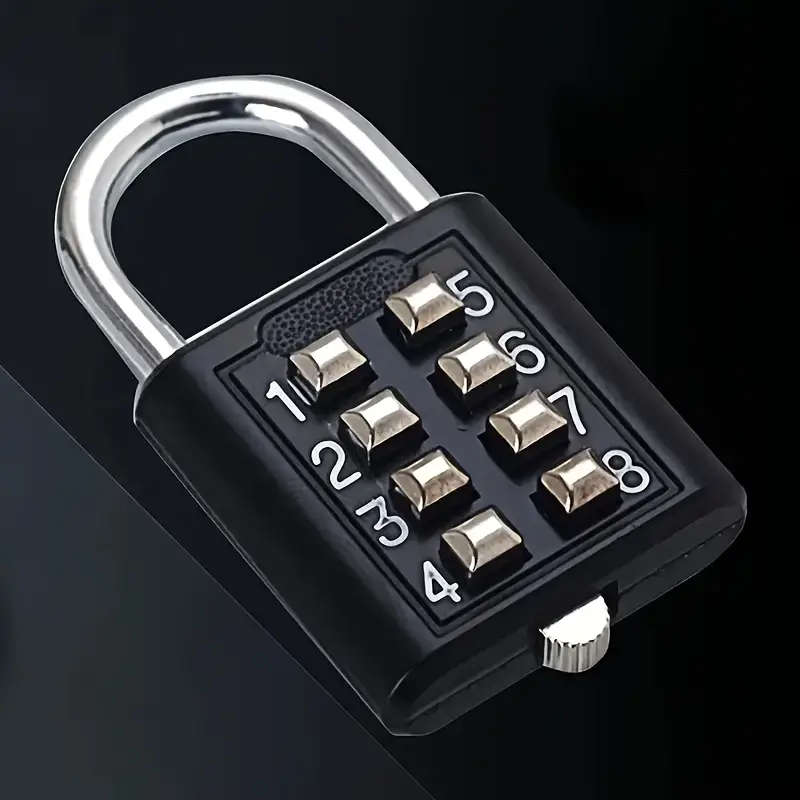 1pc Combination Password Padlock Rotary Dial Secure Code Lock For Suitcase Luggage Drawers Bicycle C