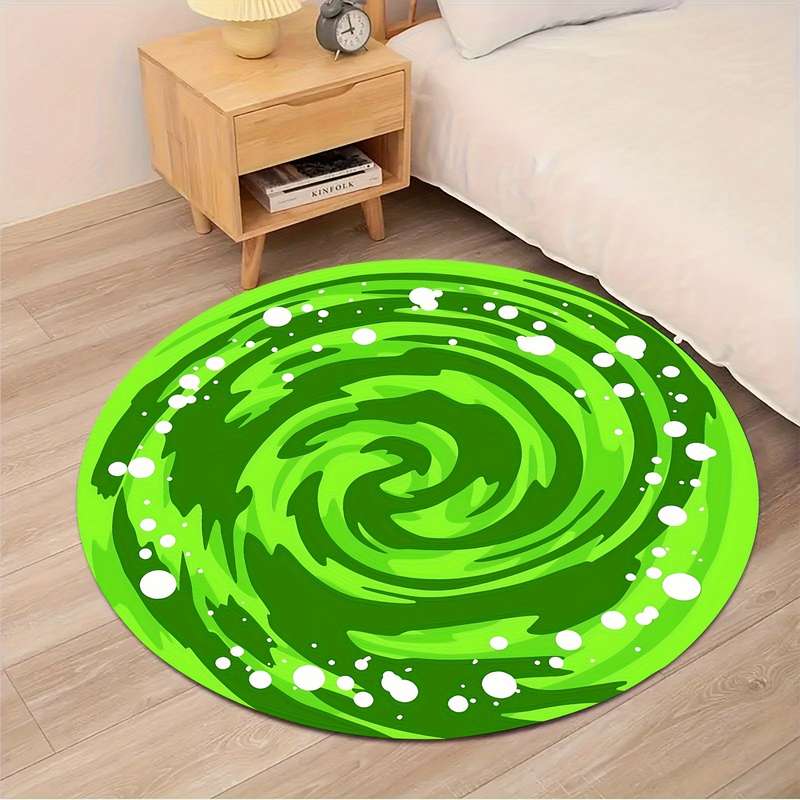 1Pc Polychrome 80x80 Floor Mat