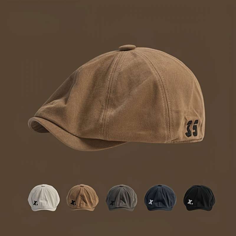 1pc Vintage Literary Japanese Harajuku Style Forward Hat Reverse Wear Hip Hop Street Sophisticated