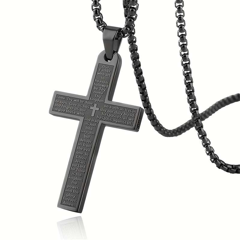 1 Piece Golden Jesus Theme Pendant