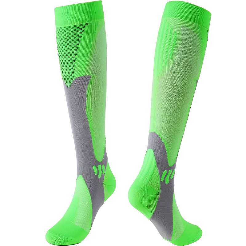 1 Pair Green Size XL Socks