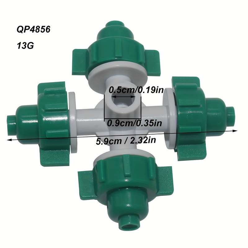 4Pcs 4In1 Micro Irrigation Sprinkler Heads
