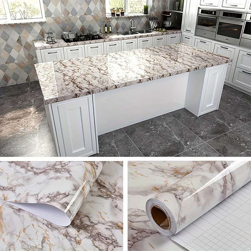 1PC Wall StickersWhite Background Gray StOne40.13cmX100.0cm